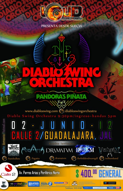 Diablo Swing Orchestra se presenta en la ciudad de...