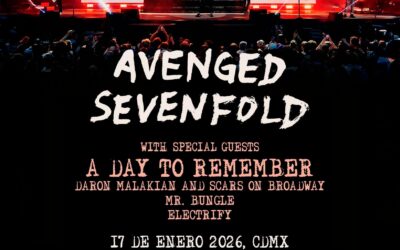 Avenged Sevenfold se presentará en el Estadio GNP...