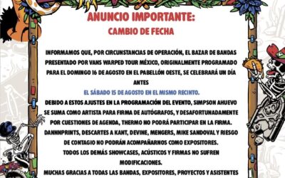 Bazar de Bandas, organizado por Vans Warped Tour M...